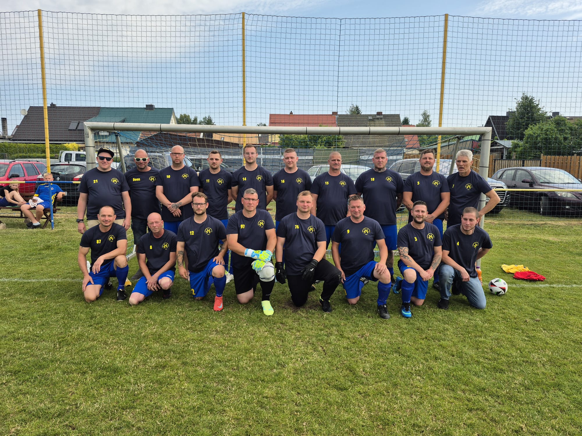 E-Junioren mit den Trainern Marco Zöllner und Marcel Tabel